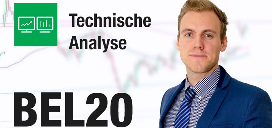 Technische analyse BEL 20: BEL 20 valt mogelijks terug & update aandeel AB InBev